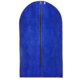 Чехол для одежды флизелиновый тканевый синий, 60х90 см (300-01-04)