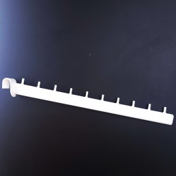 Флейта (кронштейн) на перемичку біла з нахилом на 10 шарів, 45 см (575-19-19)