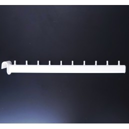 Флейта (кронштейн) на перемичку біла пряма на 10 шарів, 45 см (575-19-14)