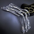 Вешалки прозрачные для верхней одежды с золотым крючком, 43 см (02-01-10)