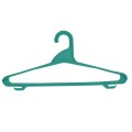 Вішалки плічка пластикові для верхнього одягу зелений металік, 42 см, 46 см, 5 шт (01-70-02)