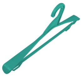 Вешалки плечики пластиковые для верхней одежды зеленый металлик, 42 см, 46 см, 5 шт (01-70-02)