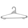 Вешалки плечики пластиковые для верхней одежды серебро, 42 см, 46 см, 5 шт (01-70-01)