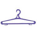 Вешалки плечики пластиковые для верхней одежды фиолетовые, 42 см, 46 см, 5 шт (01-70-03)