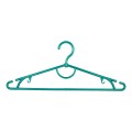 Тільки ГУРТ. Вішалки плічка пластикові для одягу зелений металік, 42 см (01-50-01)