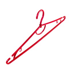 Тільки ГУРТ. Вішалки плічка пластикові для одягу червоні, 42 см (01-50-03)