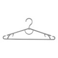 Только ОПТ. Вешалки плечики пластиковые для одежды серебро, 42 см (01-50-05)