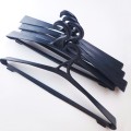 Вешалки плечики пластиковые для верхней одежды черные, 48 см, 5 шт