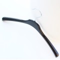 Плечики вешалки пластиковые для трикотажа черные, 46 см (02-22-06)