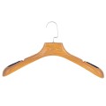 Вешалки плечики для верхней одежды со структурой дерева, 43 см