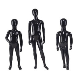 Манекены детские черные (80 см, 100 см, 110 см, 120 см, 130 см)