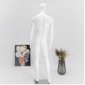 Манекен мужской белый глянцевый для магазина одежды (102-01-14)