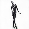 Манекен женский абстрактный черный для магазина одежды (101-07-23)