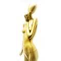 Манекен женский элитный золотой для магазина одежды (101-07-17)