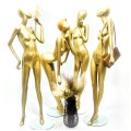 Манекен женский эксклюзивный золотой для магазина одежды (101-07-15)