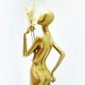 Манекен женский эксклюзивный золотой для магазина одежды (101-07-15)