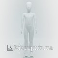Манекен дитячий білий в повний зріст, 110 см (103-01-95)