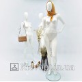 Манекен жіночий білий матовий для магазину одягу (101-06-10)
