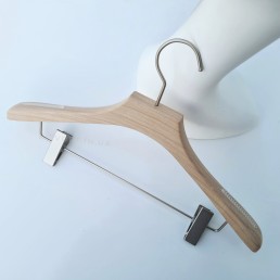 Плічка вішалки акрилові для костюмів з прищепками, 44 см (05-05-45)
