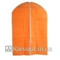 Чехол для одежды флизелиновый тканевый оранжевый, 60х90 см