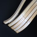 Деревянные плечики вешалки бамбуковые лакированные, 42 см