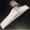 Деревянные плечики вешалки для одежды белые, 44 см, 5 шт (09-11-06)