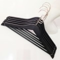 Деревянные плечики вешалки для одежды черные, 44 см, 5 шт (09-11-07)