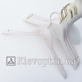 Деревяні вішаки для одягу білі під давнину, 38 см (09-14-01)