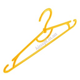 Дитячі вішалки плечики пластикові жовті, 31 см