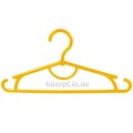 Дитячі вішаки плечики пластикові жовті, 31 см