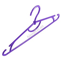 Дитячі вішаки плечики пластикові фіолетові, 31 см, 10 шт