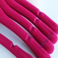 Плечики вешалки бархатные (флокированные) для верхней одежды розовые, 43 см