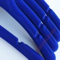 Плечики вешалки бархатные (флокированные) для верхней одежды синие, 43 см