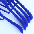 Плечики вешалки бархатные (флокированные) для одежды синие, 42 см