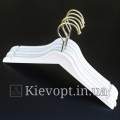 Плечики вешалки акриловые белые Lux, 40 см (02-01-06)