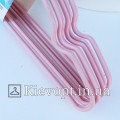 Металлические вешалки плечики толстые розовые, 40 см, 10 шт (03-01-23)