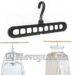 Умная вешалка - органайзер для одежды черная (01-90-05)
