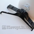 Плічка вішалки пластикові для легкого одягу чорні, 43 см (02-21-08)