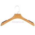 Вішалки плічка для верхнього одягу зі структурою дерева, 43 см